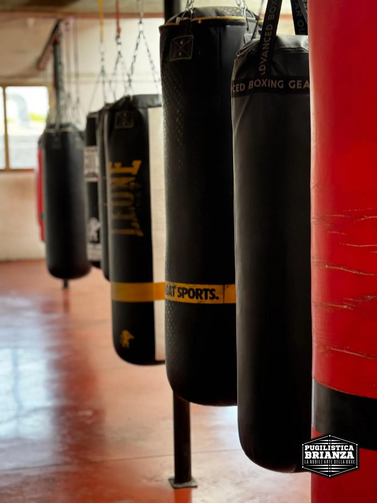Area sacchi pesanti della palestra Pugilistica Brianza a Barlassina